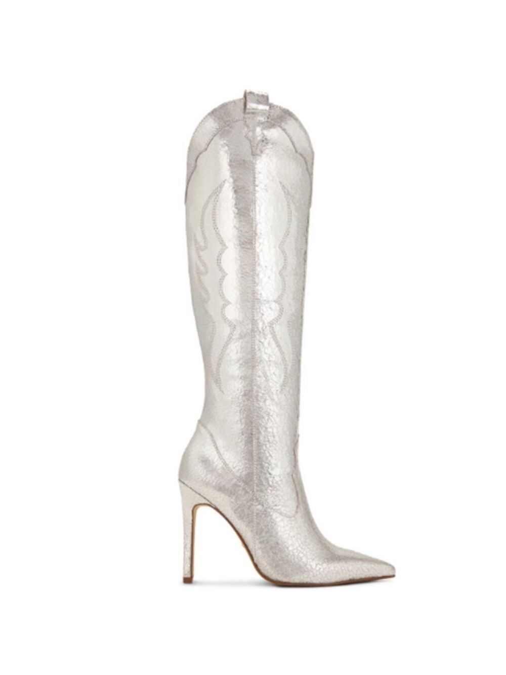 RAYE Bronco Boot in Silver Metallic Cowboy Size 9